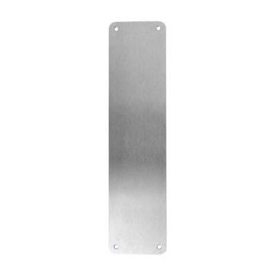Satin Stainless Steel Push Plate - All Sizes - Sparka Uk Doors