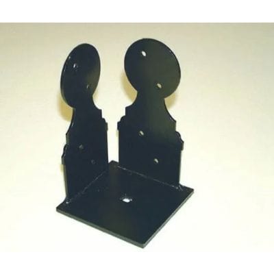 Corner or End Post Socket Deck Balustrade (PPC) + Nut, Bolt, Plate and 8 x 50mm Screws - Jacksons Fencing