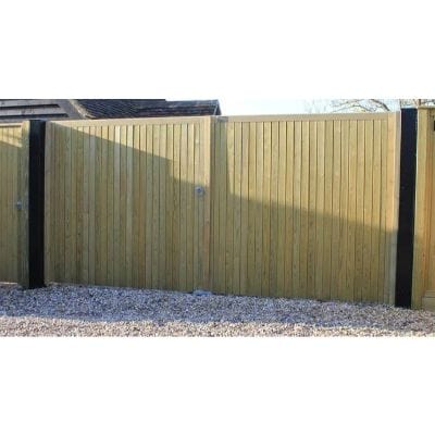 Pair of Standard Rye Courtyard Gates - Jacksons Fencing