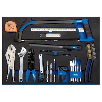 Draper Tool Kit in Full Plus Drawer Eva Insert Tray - (36 Piece) - Draper