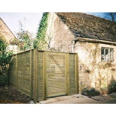 Venetian Gate Inc Fittings - 1.78m x 1m - Jacksons Fencing