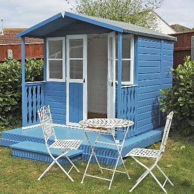 Houghton Shiplap 7ft x 7ft Summerhouse w/ Veranda - Shire Summerhouse