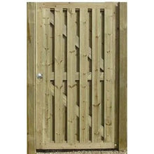 Load image into Gallery viewer, Vertical Hit and Miss Gate w/ Fitted Galvanised Hinges and Ring Latch 1.775m x 1m - Jacksons Fencing
