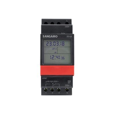 DIN 72112 - 2 Module Time Switch - Sangamo