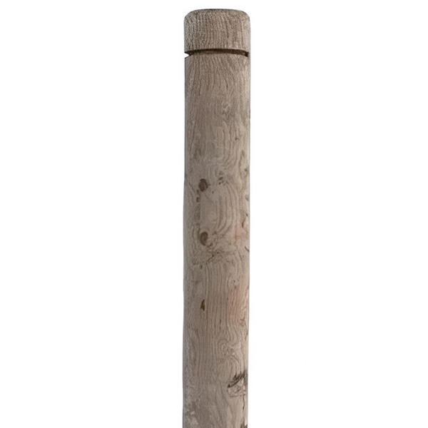 Machine Rounded Bollard / Grooved Top 1.2m x 150mm - Jacksons Fencing