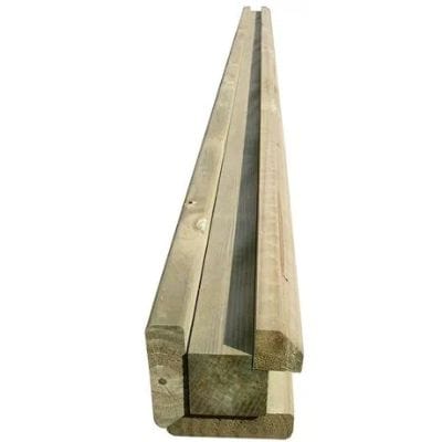 Heavy Duty Slotted Corner Post for Fence