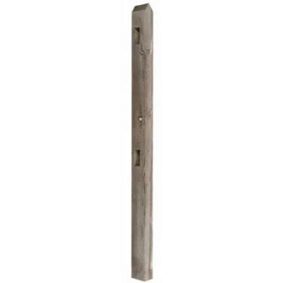 Palisade Pointed Top Inter Post (2 Morticed) - All Sizes - Jacksons Fencing