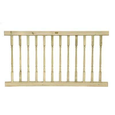 Spindle Pale Decking Panel 1.826m x 1.06m - Jacksons Fencing