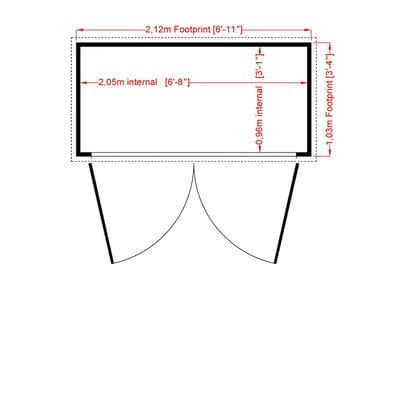 Shiplap Apex Bike Store - All Sizes - Shire