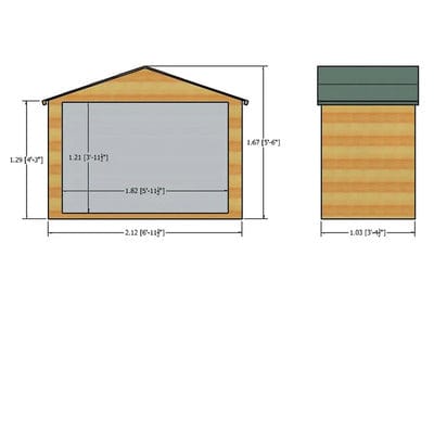 Shiplap Apex Bike Store - All Sizes - Shire