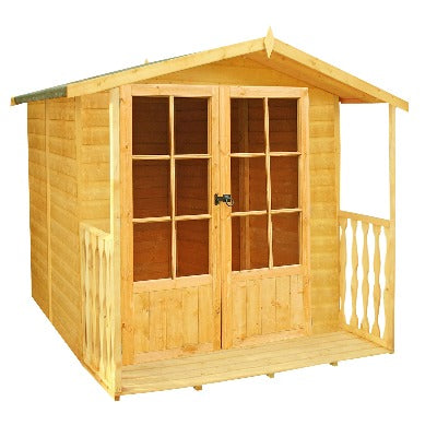 Alnwick Shiplap 7ft x 7ft Summerhouse - Shire Summerhouse