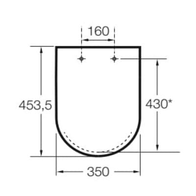 The Gap Luxury Soft Close Toilet Seat - Roca