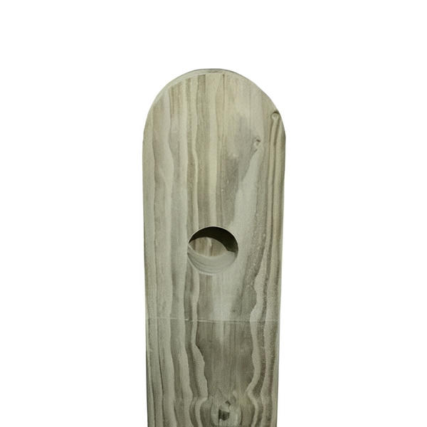 Post With Rounded Top Jacksons Rounded Top End Post 125mm x 75mm x 1.5m (For 41.5mm ...