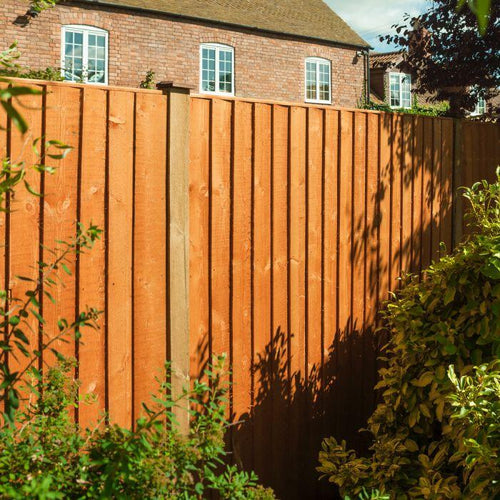 6ft x 5ft Vertical Board Panel Dip Treated - Rowlinson Fence Panels