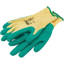 Load image into Gallery viewer, Green Heavy Duty Latex Coated Work Gloves - Large - Draper Tools and Workwear

