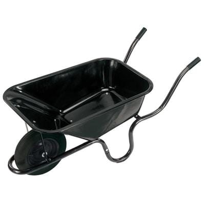 Draper Metal Tray Contractors Wheelbarrow - 85L - Draper