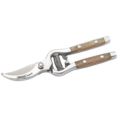 Draper Bypass Secateurs with Ash Handles - Draper