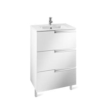 Load image into Gallery viewer, Victoria-N Unik 3 Drawer Bathroom Vanity Unit &amp; 1000mm Basin - (All Colours) - Roca
