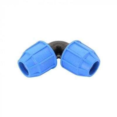 90 Degree Elbow for MDPE Pipe - All Sizes - Floplast