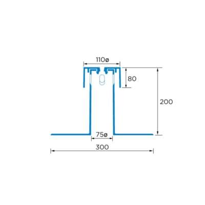 Breather Vent 200mm High / 75mm Diameter PVC - Ryno Roofing