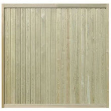 Load image into Gallery viewer, Level Top Tongue and Groove Effect Fence Panel 1.65 (Jakcured) - All Sizes - Jacksons Fencing
