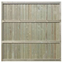 Load image into Gallery viewer, Level Top Tongue and Groove Effect Fence Panel 1.65 (Jakcured) - All Sizes - Jacksons Fencing
