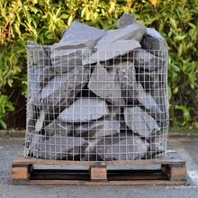 Load image into Gallery viewer, 250mm - Blue Slate Rockery Stone - 850kg Bag - Build4less
