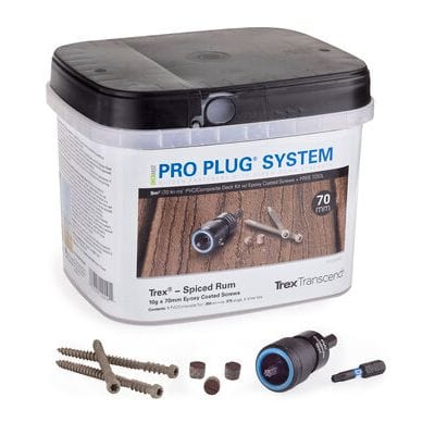 Trex Starborn ProPlug System (350 Screws and 350 Plugs per Tub) - All Colours - Trex