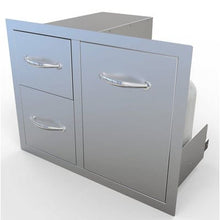 Load image into Gallery viewer, Sunstone Double Drawer &amp; Tank or Trash Tray Combo - Sunstone Outdoor Kitchens
