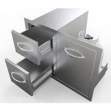 Load image into Gallery viewer, Sunstone Double Drawer &amp; Tank or Trash Tray Combo
