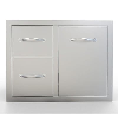 Sunstone Double Drawer & Tank or Trash Tray Combo - Sunstone Outdoor Kitchens