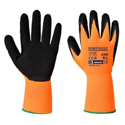 Hi-Vis Grip Glove Latex - All Sizes - Portwest Tools and Workwear