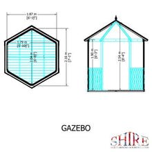 Load image into Gallery viewer, Pressure Treated Gazebo - Shire
