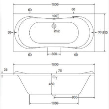 Load image into Gallery viewer, Comet 10 Jet Whirlpool Bath - Aqua
