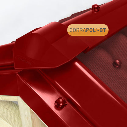 Corrapol-BT Aluminium Super Ridge Endcap - All Colours - Clear Amber Roofing
