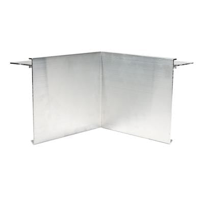 AF6 Aluminium Roof Edge Internal Trim 150mm x 64mm