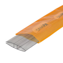 Load image into Gallery viewer, Snapa 16mm Clear Polycarbonate H Section - All Sizes - Clear Amber Roofing
