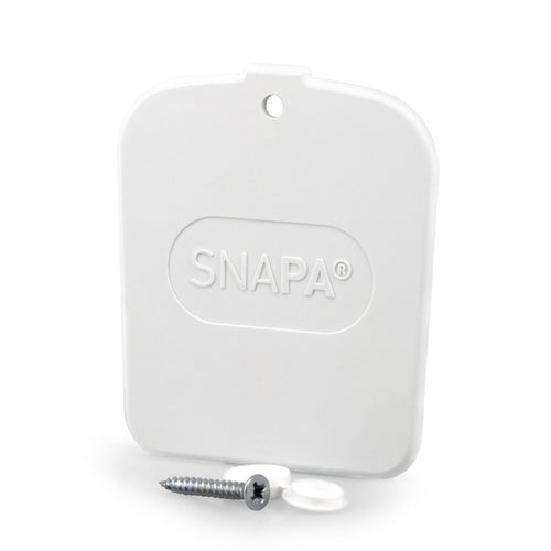 Snapa Bar Endcap White - Clear Amber Roofing