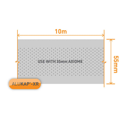 55mm Anti-Duct Tape 10m (For use with 35mm Axiome) - Clear Amber Tape