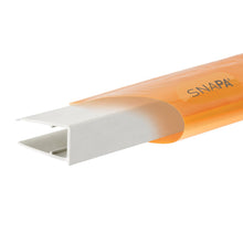 Load image into Gallery viewer, Snapa PVC Drip Trim White 2.1m - All Sizes - Clear Amber Roofing
