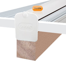 Load image into Gallery viewer, Snapa PVC Drip Trim White 2.1m - All Sizes - Clear Amber Roofing
