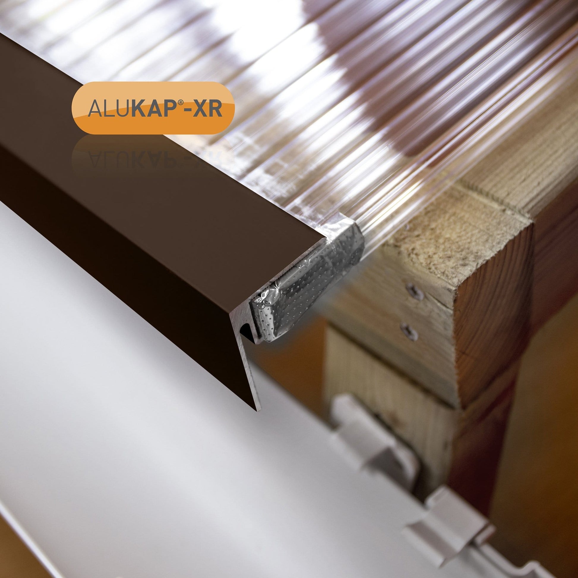 Alukap-XR 6.4mm End Stop Bar 4.8m - All Colours - Clear Amber Roofing