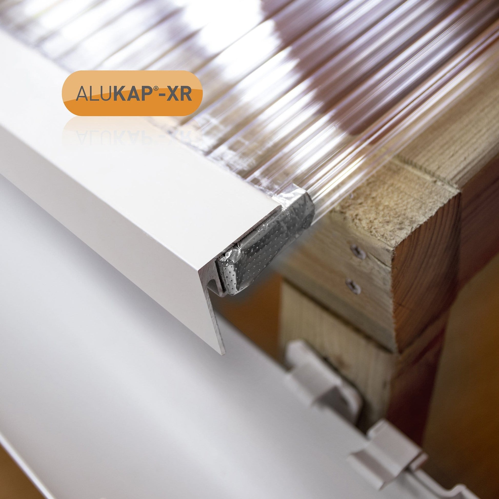 Alukap-XR 6.4mm End Stop Bar 4.8m - All Colours - Clear Amber Roofing