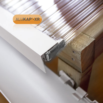 Alukap-XR 6.4mm End Stop Bar 4.8m - All Colours - Clear Amber Roofing