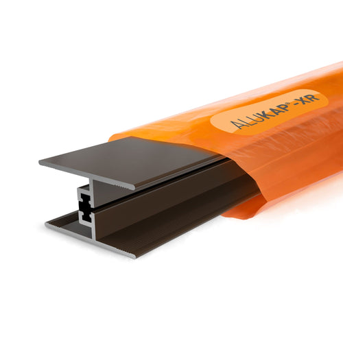 Alukap-XR 24/25mm horizontal glazing bar 2.1m - All Colours - Clear Amber Roofing