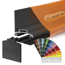 Load image into Gallery viewer, Alukap-XR 60mm Aluminium Wall Bar with Rafter Gasket and End Cap - All Lengths - Clear Amber Roofing
