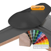 Load image into Gallery viewer, Alukap-XR Ridge Radius End Cap - All Colours - Clear Amber Roofing
