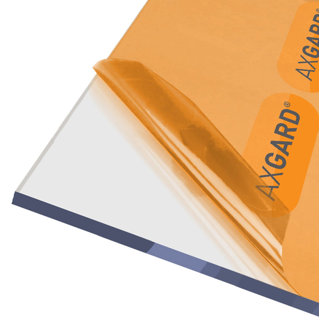 Axgard 10mm Clear UV Protect Polycarbonate Sheet - All Sizes - Clear Amber Roofing