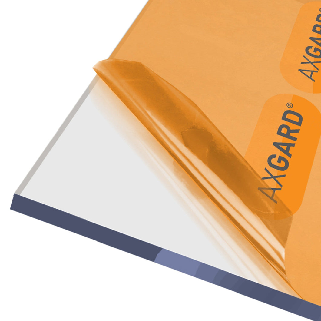 Axgard 12mm Clear UV Protect Polycarbonate Sheet - All Sizes - Clear Amber Roofing