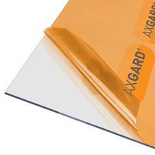 Load image into Gallery viewer, Axgard 3mm Clear UV Protect Polycarbonate Sheet - All Sizes - Clear Amber Roofing
